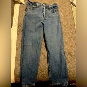 Levi’s rib cage ankle straight jeans size 31